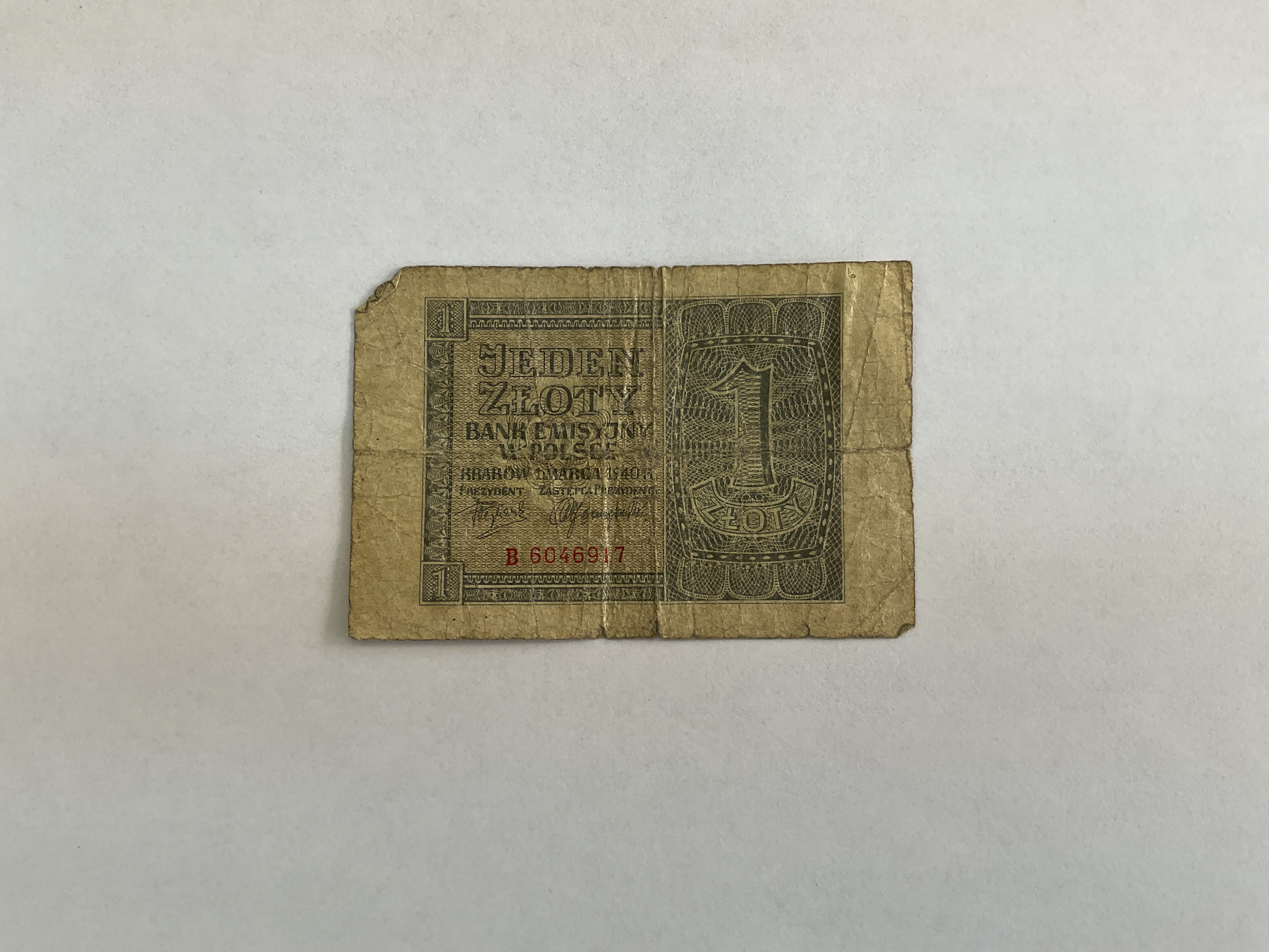 1 Zloty 1940