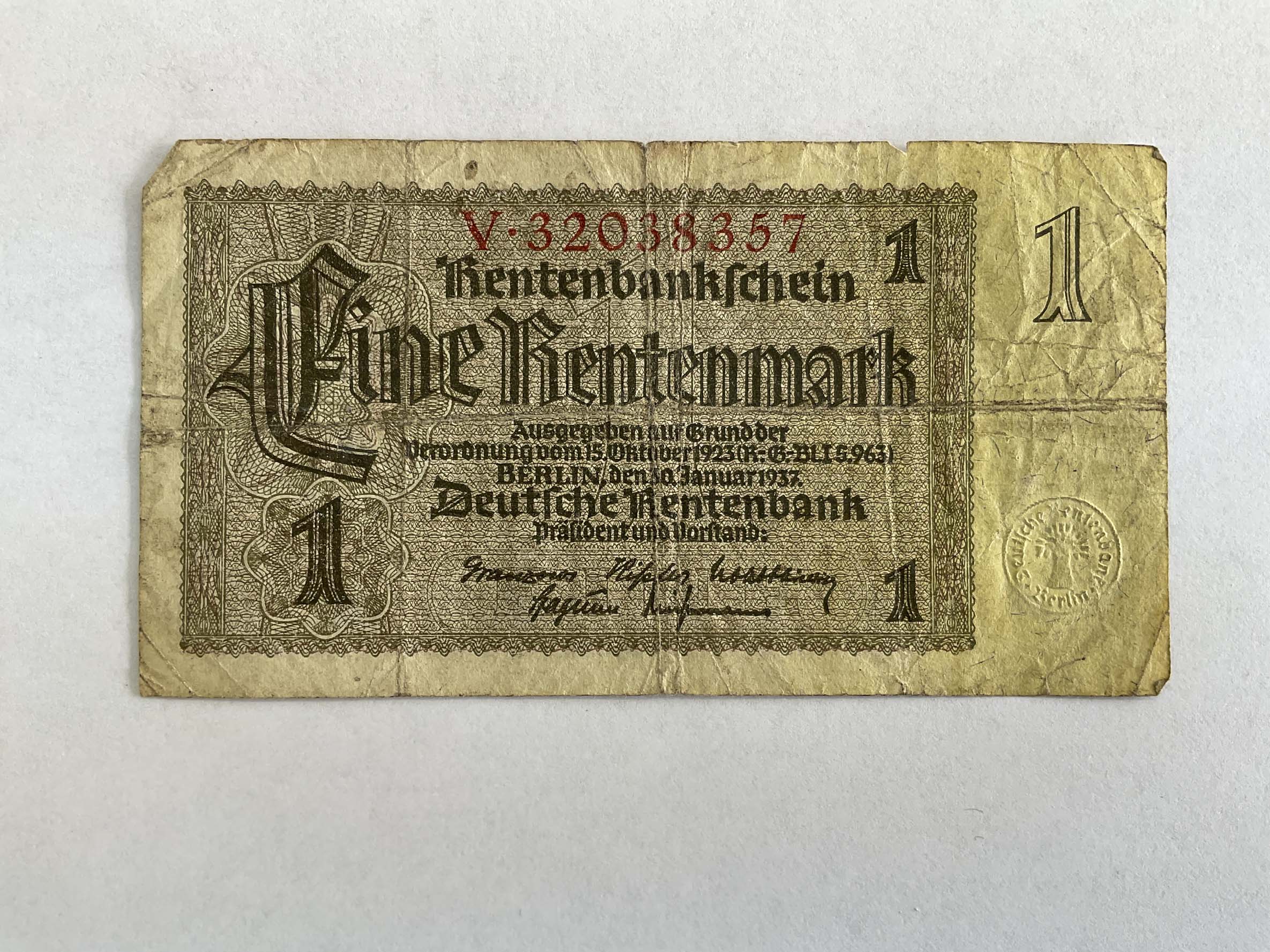 1 Marka 1923