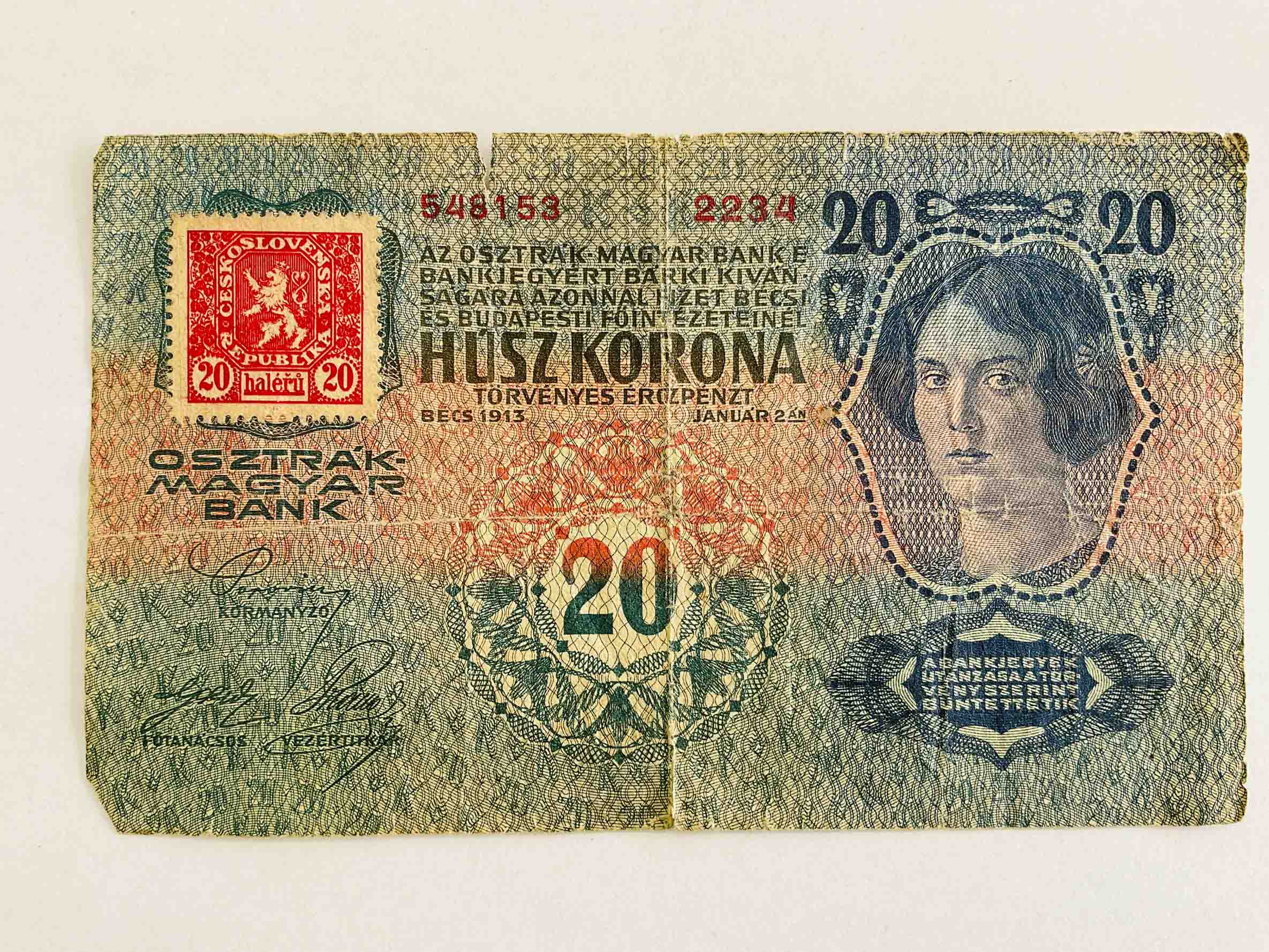 20 Korun 1913