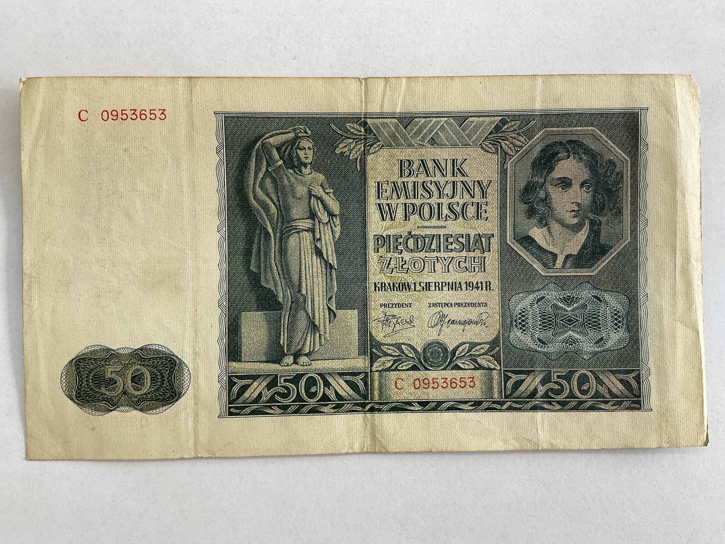 50 Zlotých 1941