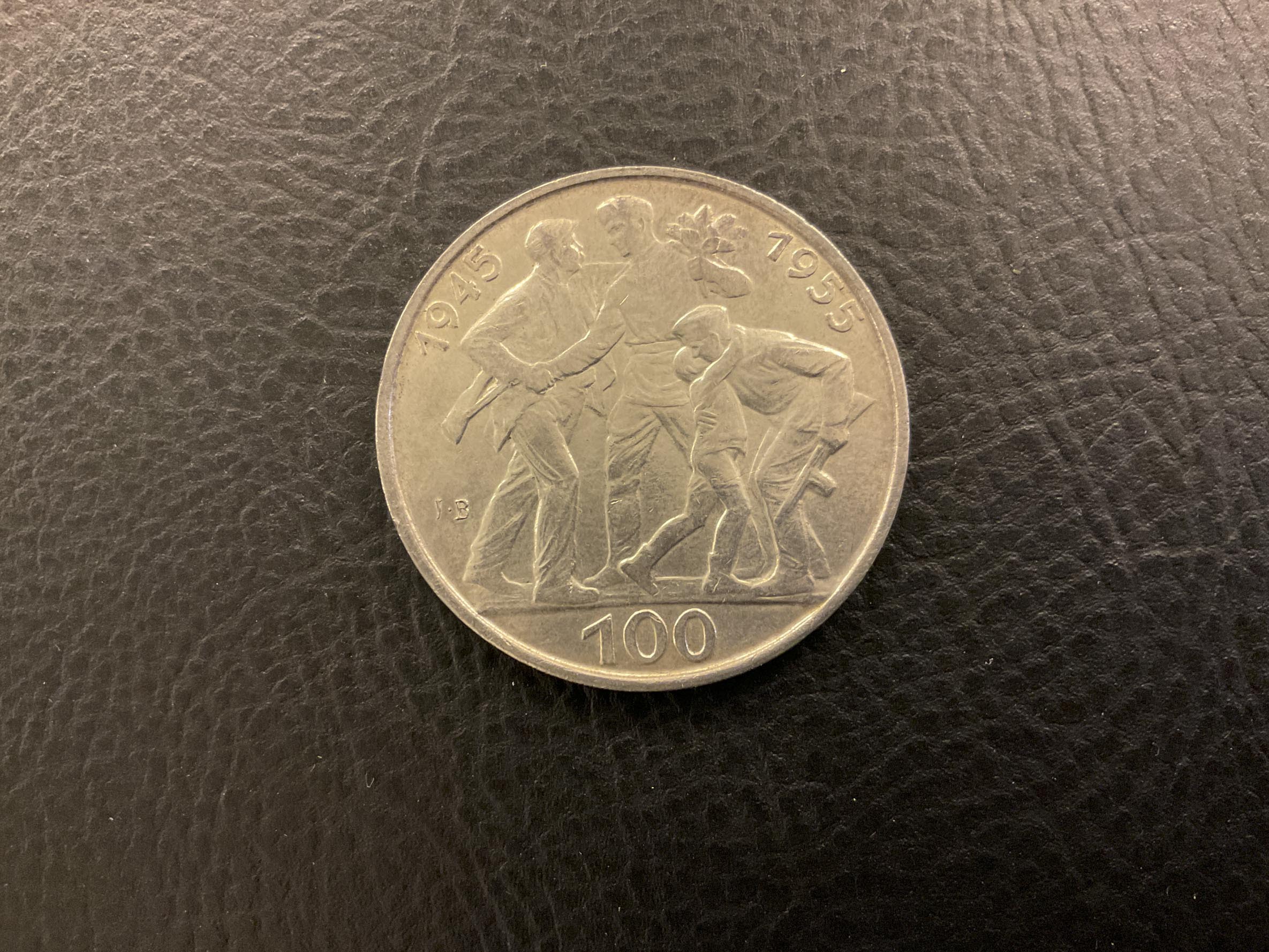 100 Korun Československých - 1955