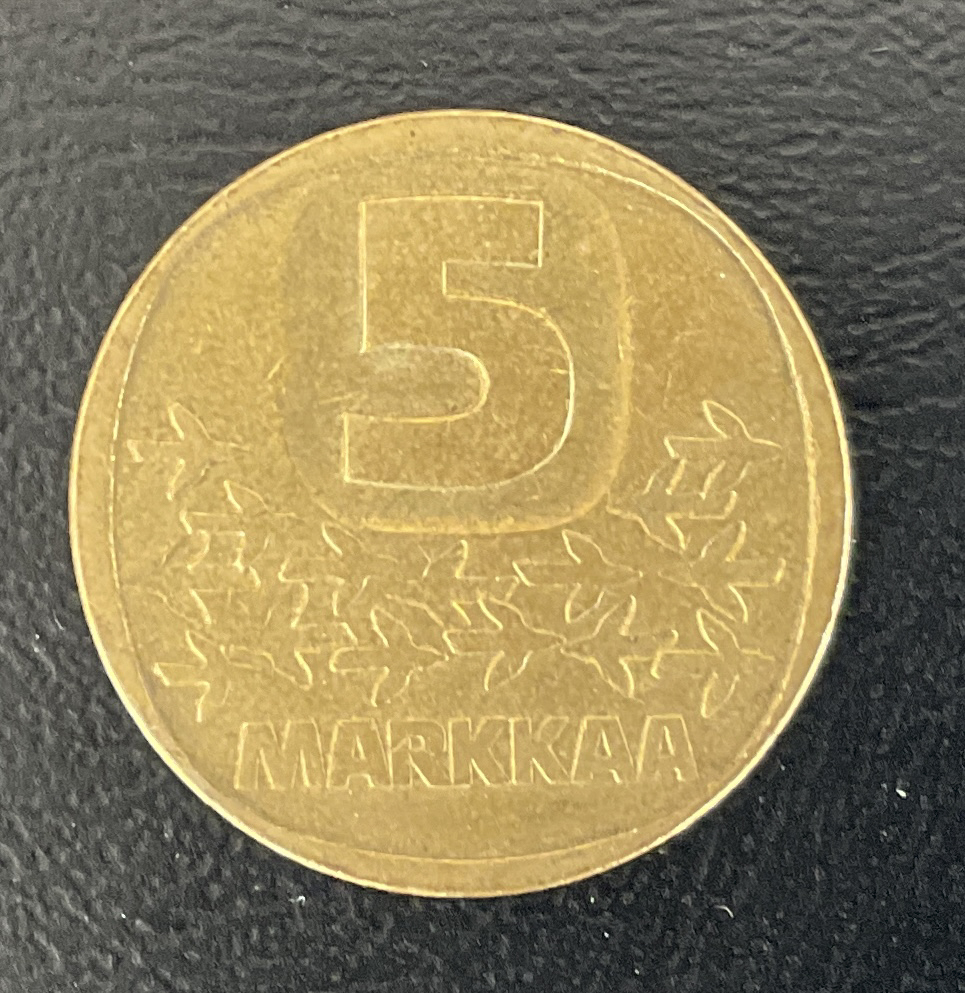 5 markkaa
